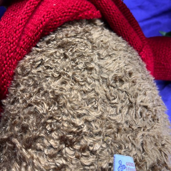 VTG πGund Millennium Bear with Red Removable Sweater - Picture 9 of 15